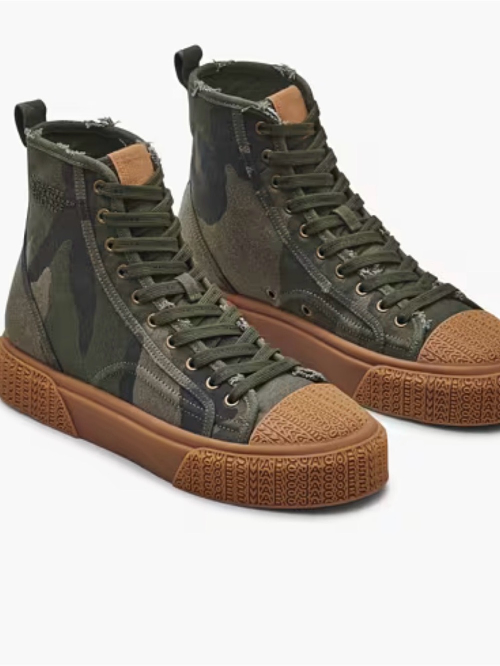 MARC JACOBS, THE CAMO JACQUARD HIGH TOP SNEAKER🔥🔥🔥🔥🔥